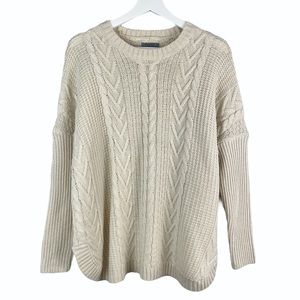 Joseph A. Cable Knit Sweater S